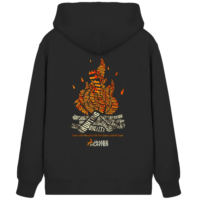 Fire & Words - Organic Zipper - James Hunter - Nature and Beyond