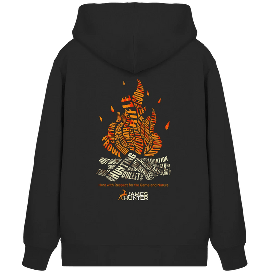 Fire & Words - Organic Zipper - James Hunter - Nature and Beyond