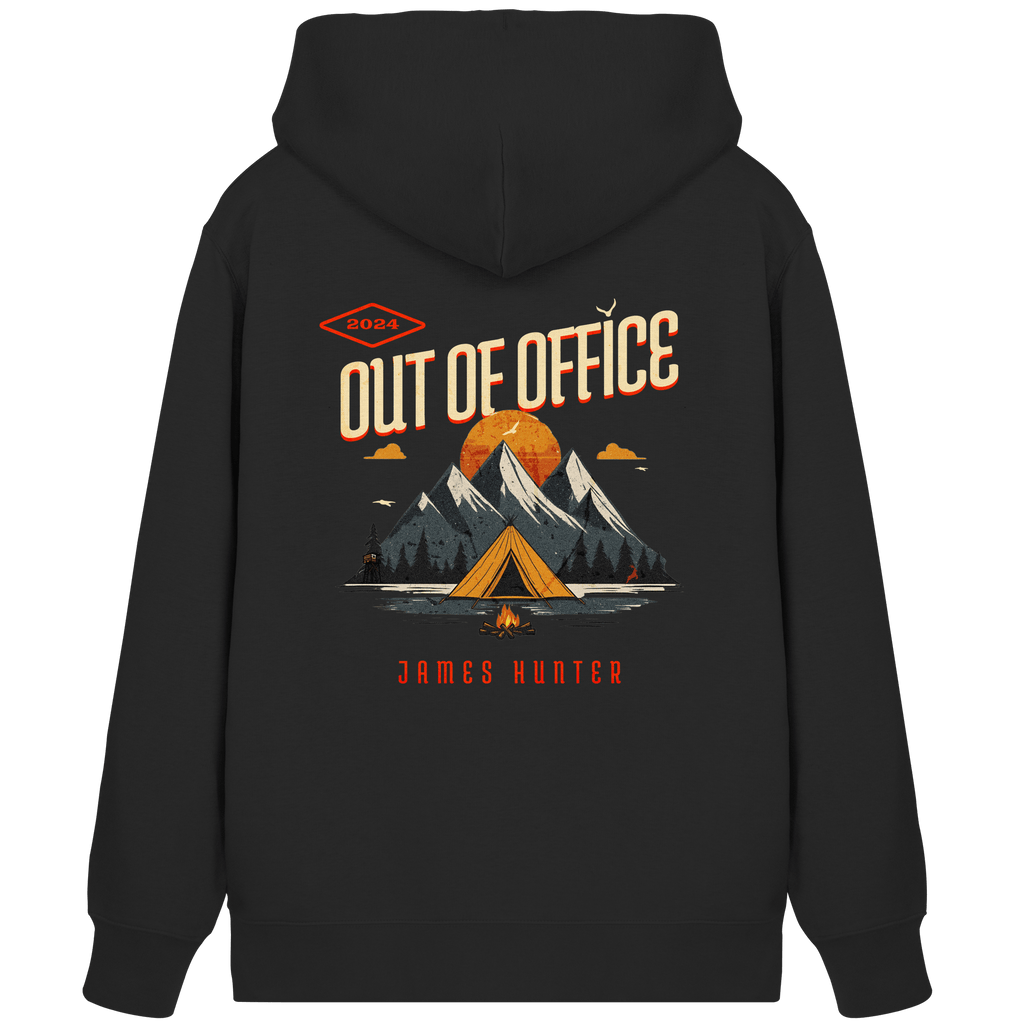 James Hunter - Nature and Beyond Jacken/ Zipper Black / XS Out of Office - Organic Zipper