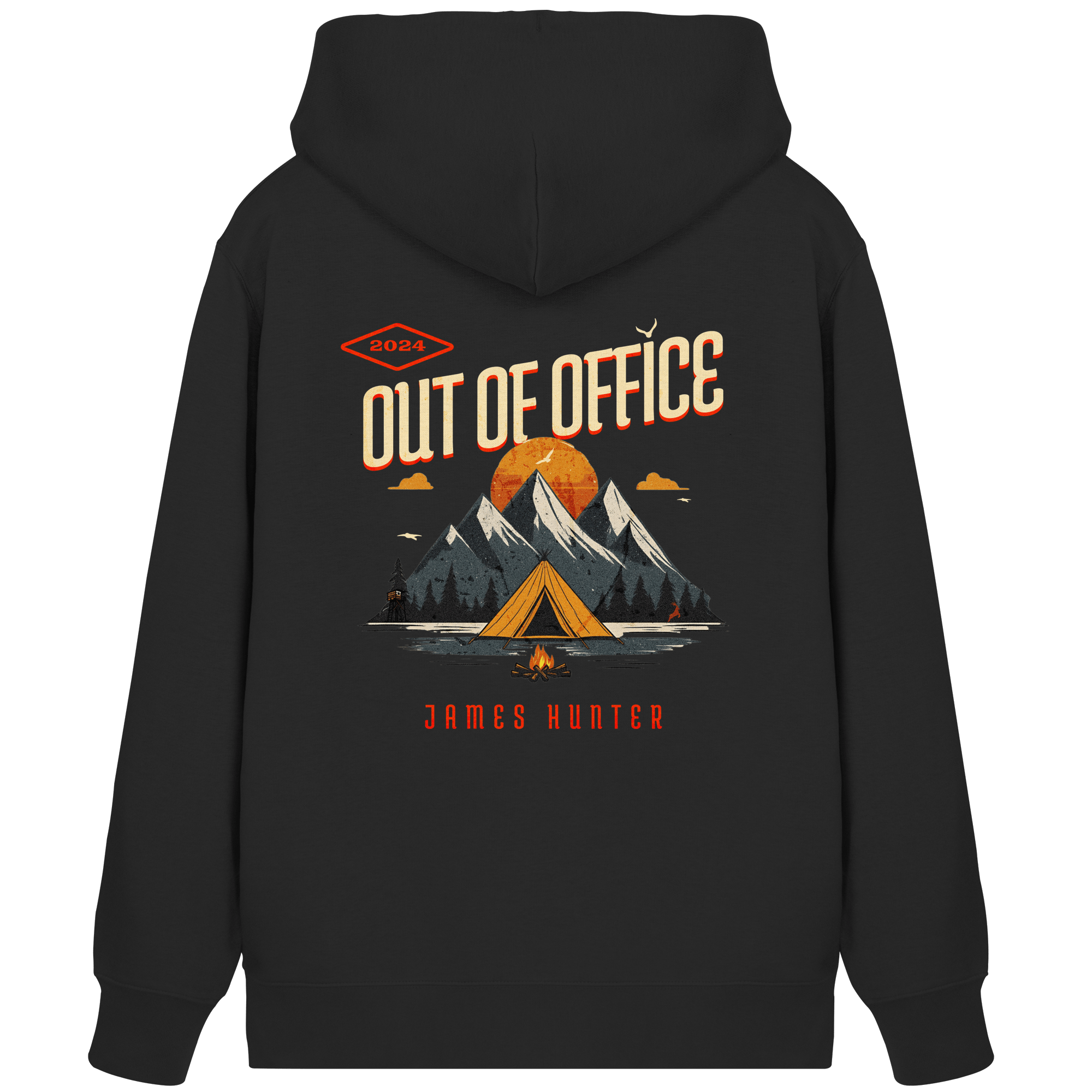 James Hunter - Nature and Beyond Jacken/ Zipper Black / XS Out of Office - Organic Zipper