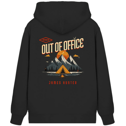 James Hunter - Nature and Beyond Jacken/ Zipper Black / XS Out of Office - Organic Zipper
