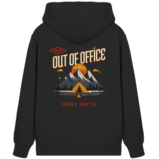 James Hunter - Nature and Beyond Jacken/ Zipper Black / XS Out of Office - Organic Zipper