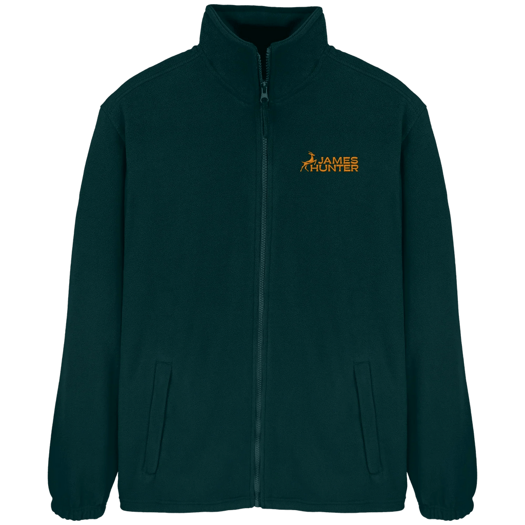 James Hunter - Nature and Beyond Jacken/ Zipper Fir Green / S Soft Fleece  Jacket - JH Logo