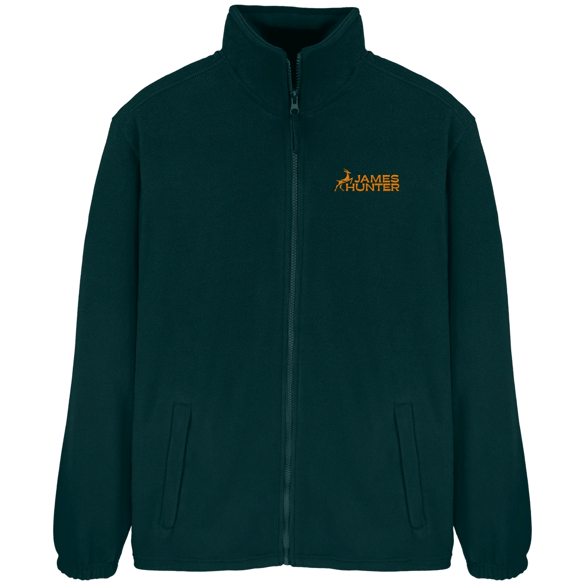 James Hunter - Nature and Beyond Jacken/ Zipper Fir Green / S Soft Fleece  Jacket - JH Logo