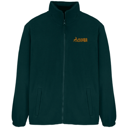 James Hunter - Nature and Beyond Jacken/ Zipper Fir Green / S Soft Fleece  Jacket - JH Logo
