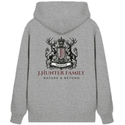 James Hunter - Nature and Beyond Jacken/ Zipper Heather Grey / XS James Hunter Family - Grey/Black - Organic Zipper