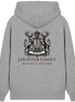 James Hunter - Nature and Beyond Jacken/ Zipper Heather Grey / XS James Hunter Family - Grey/Black - Organic Zipper