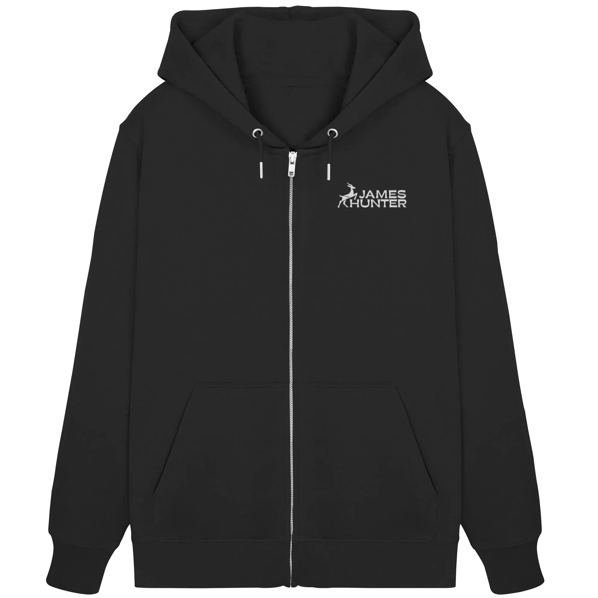 James Hunter Family - Black / White - Organic Zipper - James Hunter - Nature and Beyond