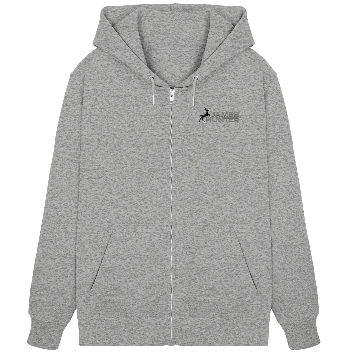 James Hunter - Nature and Beyond Jacken/ Zipper James Hunter Family - Grey/Black - Organic Zipper