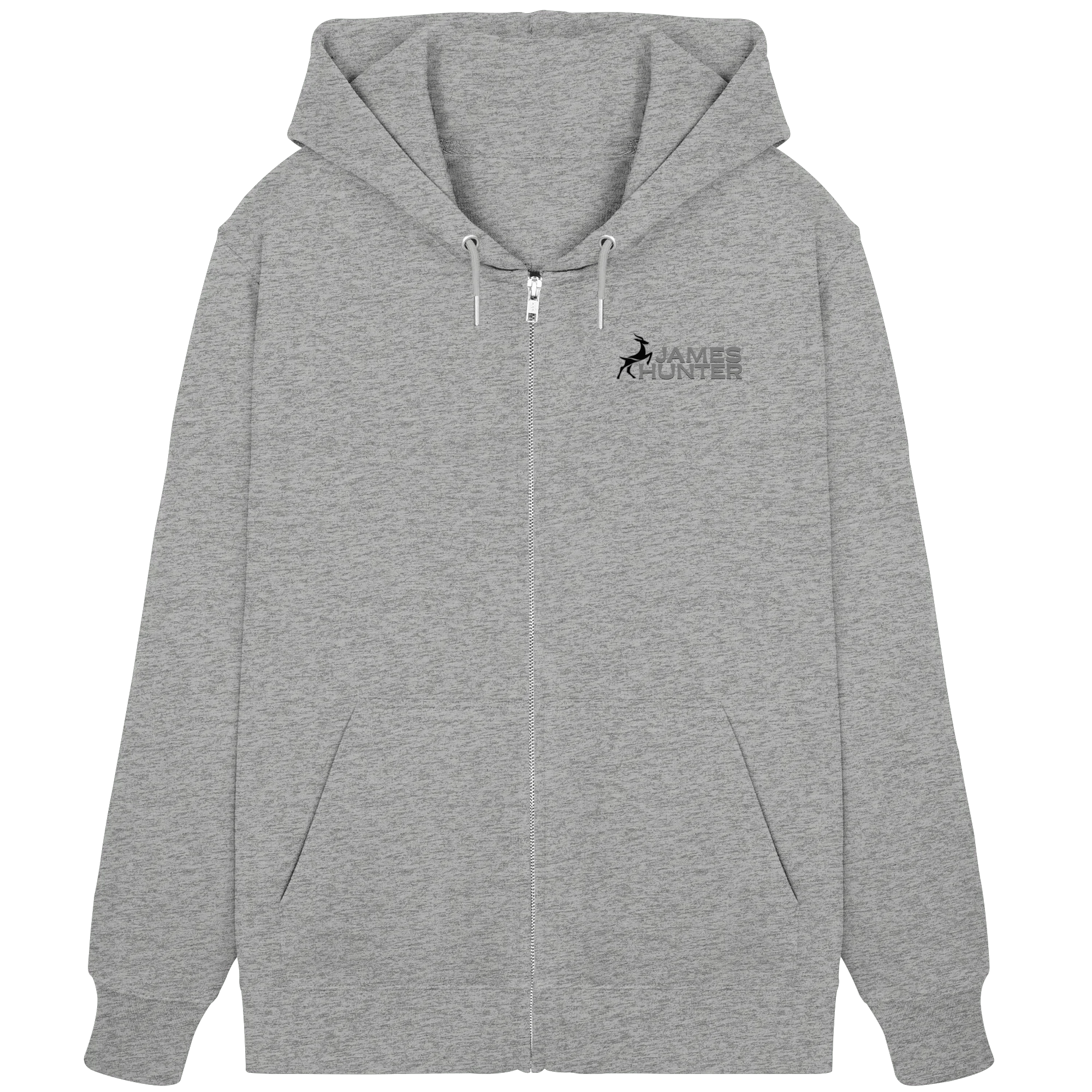 James Hunter - Nature and Beyond Jacken/ Zipper James Hunter Family - Grey/Black - Organic Zipper