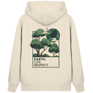 James Hunter - Nature and Beyond Jacken/ Zipper Natural Raw / XS Earth. Life. Respect. - Organic Zipper