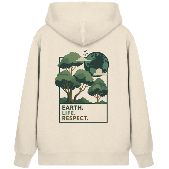 James Hunter - Nature and Beyond Jacken/ Zipper Natural Raw / XS Earth. Life. Respect. - Organic Zipper