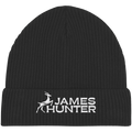 James Hunter - Nature and Beyond Kappen & Mützen Black / One Size Organic Beanie - JH Logo - Black