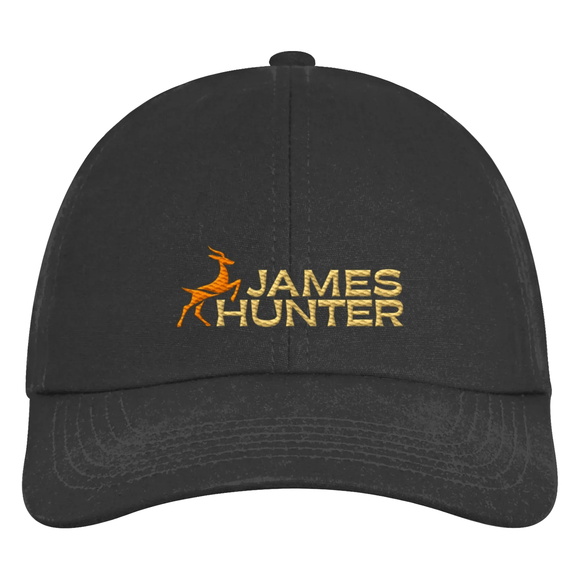 Organic & Panel Cap - JH Logo - Black II - James Hunter - Nature and Beyond