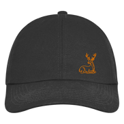 James Hunter - Nature and Beyond Kappen & Mützen Black / One Size Resting Deer (embroidery) - Organic 6-Panel Cap