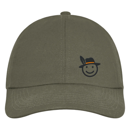 James Hunter - Nature and Beyond Kappen & Mützen Olive Green / One Size Happy Hunter (embroidery) - Organic 6-Panel Cap