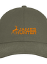 Organic 6 Panel Cap - JH Logo - Olive Green - James Hunter - Nature and Beyond