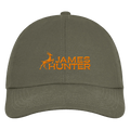 Organic 6 Panel Cap - JH Logo - Olive Green - James Hunter - Nature and Beyond