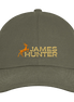 James Hunter - Nature and Beyond Kappen & Mützen Olive Green / One Size Organic 6 Panel Cap - JH Logo - Olive Green II