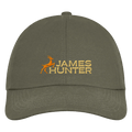 James Hunter - Nature and Beyond Kappen & Mützen Olive Green / One Size Organic 6 Panel Cap - JH Logo - Olive Green II