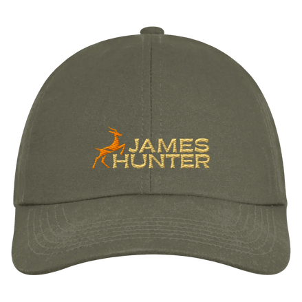 James Hunter - Nature and Beyond Kappen & Mützen Olive Green / One Size Organic 6 Panel Cap - JH Logo - Olive Green II