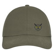 James Hunter - Nature and Beyond Kappen & Mützen Olive Green / One Size Owl Is Watching You (embroidery) - Organic 6-Panel Cap