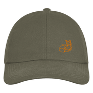 James Hunter - Nature and Beyond Kappen & Mützen Olive Green / One Size Resting Fox (embroidery) - Organic 6-Panel Cap