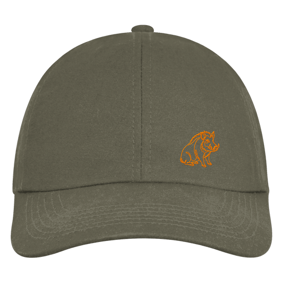 James Hunter - Nature and Beyond Kappen & Mützen Olive Green / One Size Sitting Boar (embroidery) - Organic 6-Panel Cap