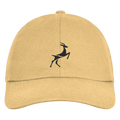 James Hunter - Nature and Beyond Kappen & Mützen Sand / One Size Organic 6 Panel Cap - Deer Logo - Sand