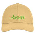 Organic 6 Panel Cap - JH Logo - Sand - James Hunter - Nature and Beyond