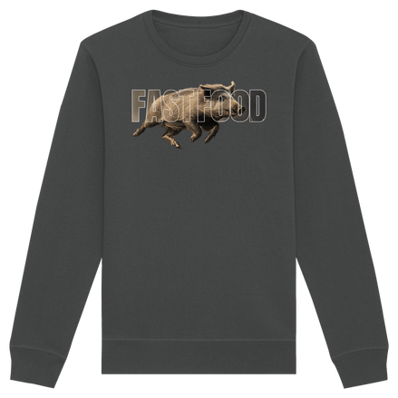 James Hunter - Nature and Beyond Sweatshirts Anthracite / XS FASTFOOD - Organic Basic Unisex Sweatshirt