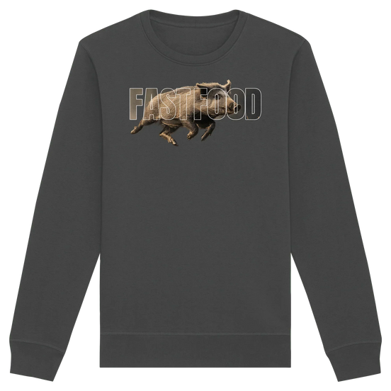 James Hunter - Nature and Beyond Sweatshirts Anthracite / XS FASTFOOD - Organic Basic Unisex Sweatshirt