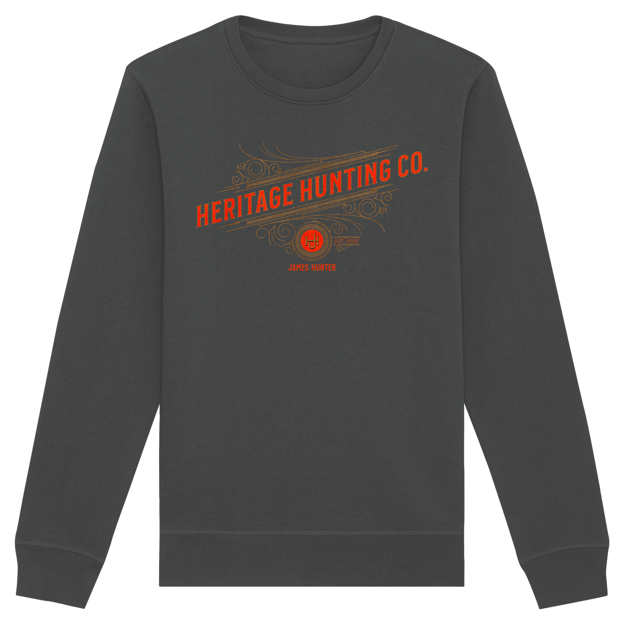 James Hunter - Nature and Beyond Sweatshirts Anthracite / XS Heritage Hunting Co. - Organic Basic Unisex Sweatshirt