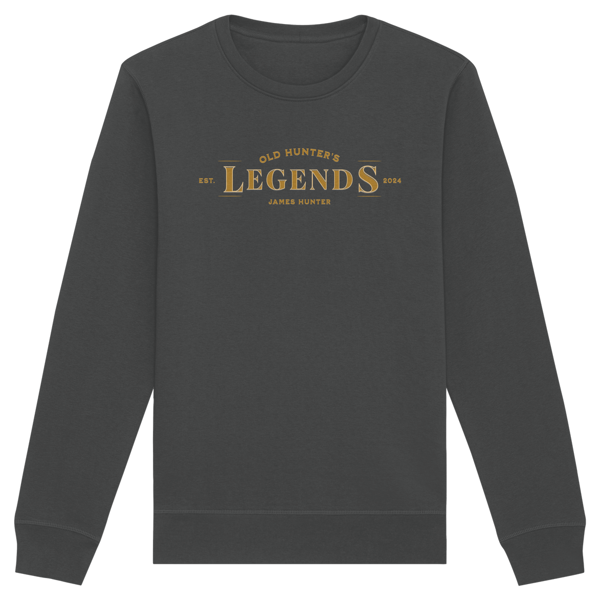 James Hunter - Nature and Beyond Sweatshirts Anthracite / XS Old Hunter's Legends - Organic Basic Unisex Sweatshirt
