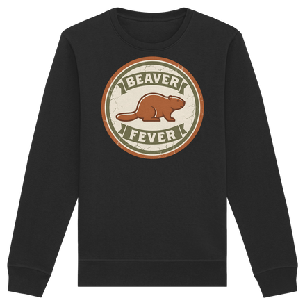 James Hunter - Nature and Beyond Sweatshirts Black / XS Beaver Fever - Organic Basic Unisex Sweatshirt