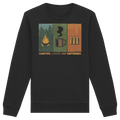 James Hunter - Nature and Beyond Sweatshirts Black / XS Coffe, Campfire and Cartridges - Organic Basic Unisex Sweatshirt