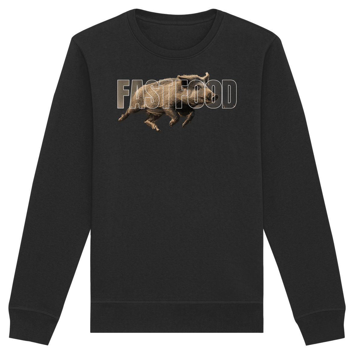 James Hunter - Nature and Beyond Sweatshirts Black / XS FASTFOOD - Organic Basic Unisex Sweatshirt