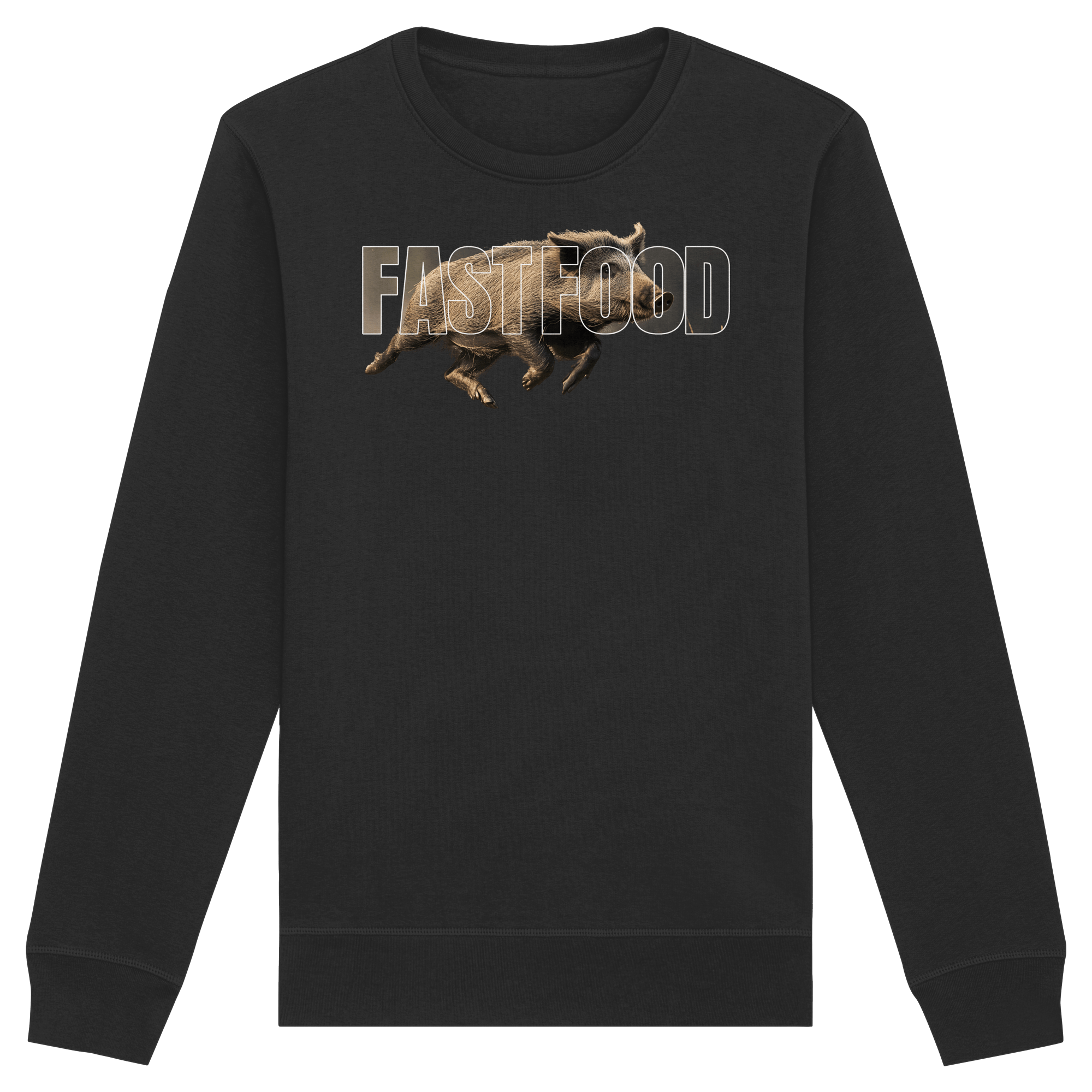 James Hunter - Nature and Beyond Sweatshirts Black / XS FASTFOOD - Organic Basic Unisex Sweatshirt