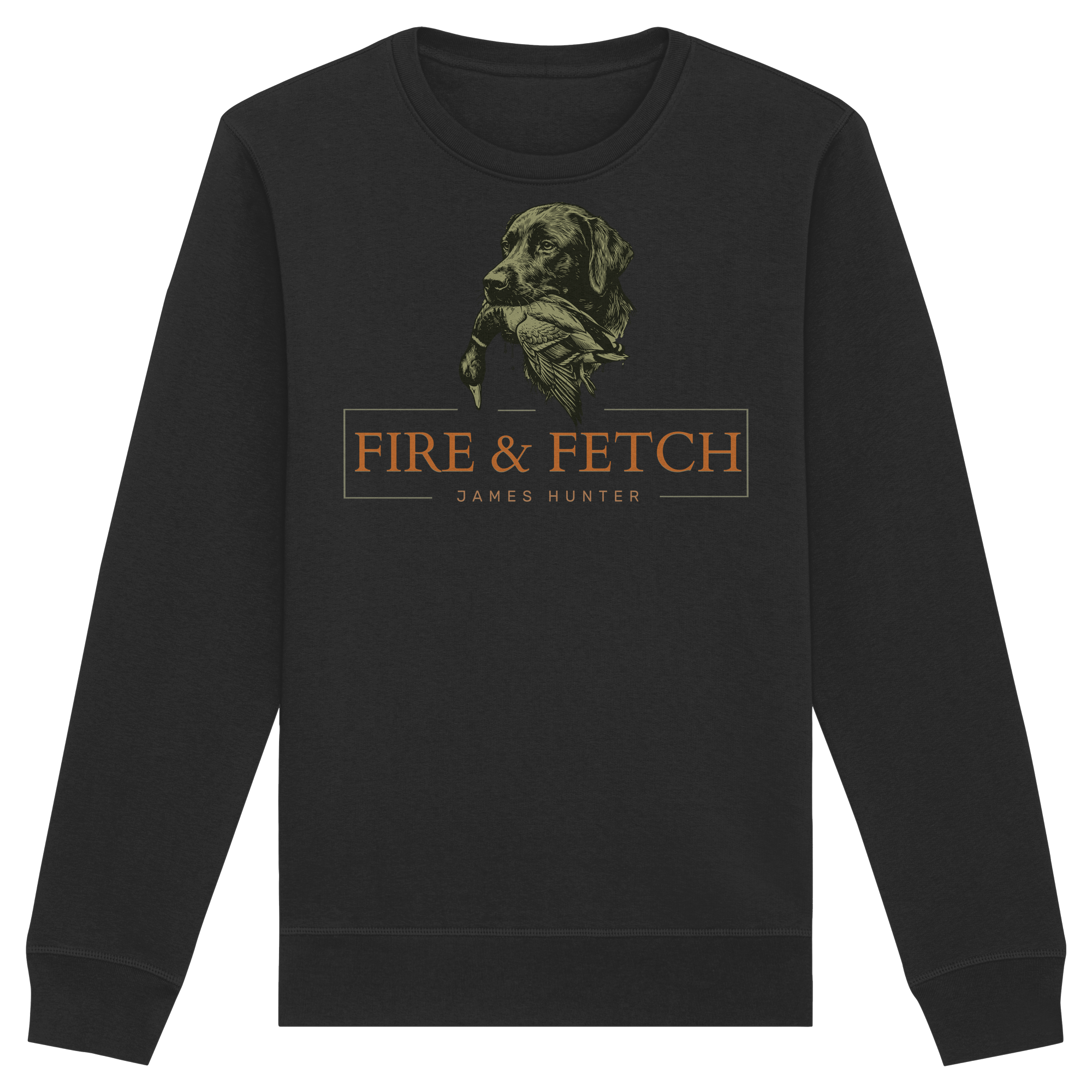 James Hunter - Nature and Beyond Sweatshirts Black / XS FIRE & FETCH - Organic Basic Unisex Sweatshirt