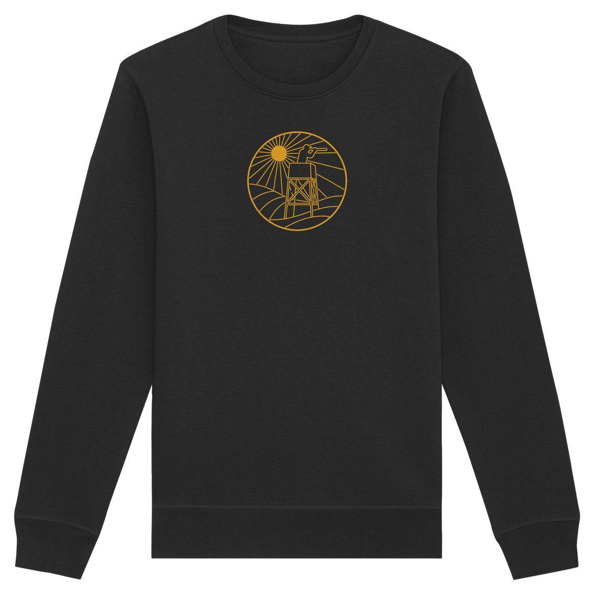 James Hunter - Nature and Beyond Sweatshirts Black / XS Golden Circle - Organic Basic Unisex Sweatshirt