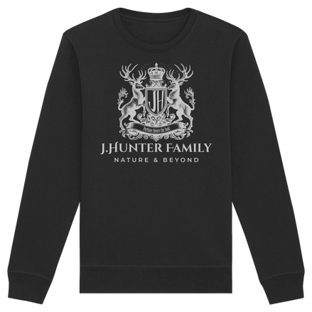 James Hunter - Nature and Beyond Sweatshirts Black / XS James Hunter Family - Black / White - Organic Basic Unisex Sweatshirt