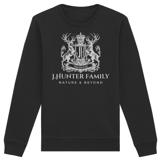James Hunter - Nature and Beyond Sweatshirts Black / XS James Hunter Family - Black / White - Organic Basic Unisex Sweatshirt