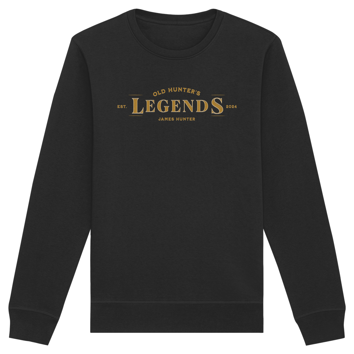 James Hunter - Nature and Beyond Sweatshirts Black / XS Old Hunter's Legends - Organic Basic Unisex Sweatshirt