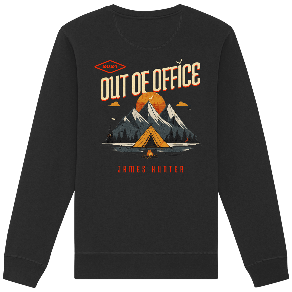 James Hunter - Nature and Beyond Sweatshirts Black / XS Out of Office - Organic Basic Unisex Sweatshirt
