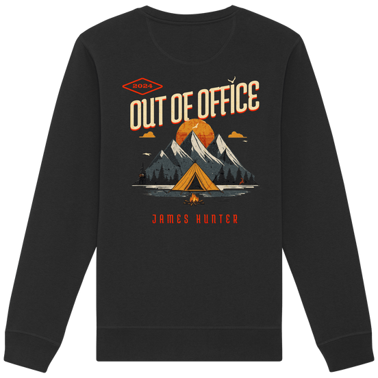 James Hunter - Nature and Beyond Sweatshirts Black / XS Out of Office - Organic Basic Unisex Sweatshirt