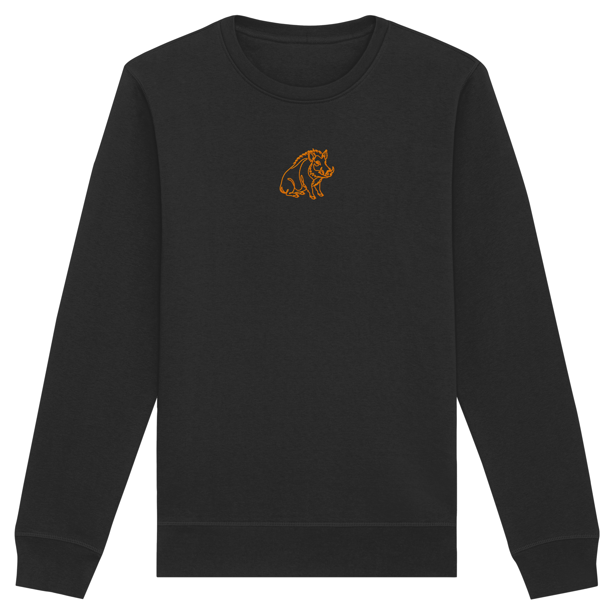 James Hunter - Nature and Beyond Sweatshirts Black / XS Resting Boar (embroidery) - Organic Basic Unisex Sweatshirt