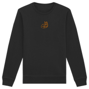 James Hunter - Nature and Beyond Sweatshirts Black / XS Resting Fox (embroidery) - Organic Basic Unisex Sweatshirt