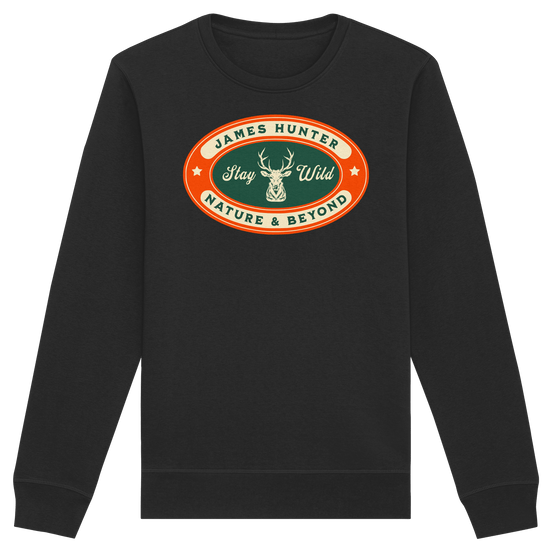 James Hunter - Nature and Beyond Sweatshirts Black / XS Stay Wild - Organic Basic Unisex Sweatshirt