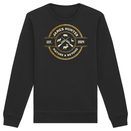 James Hunter - Nature and Beyond Sweatshirts Black / XS The Hunter’s Emblem – James Hunter Original - Organic Basic Unisex Sweatshirt