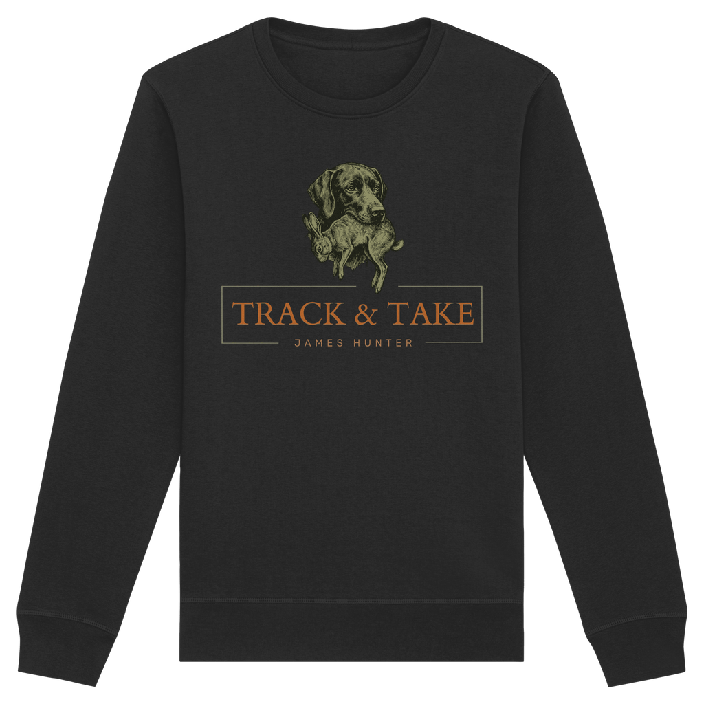 James Hunter - Nature and Beyond Sweatshirts Black / XS Track & Take - Organic Basic Unisex Sweatshirt